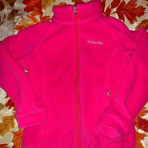 GIRLS COLUMBIA FLEECE JACKET